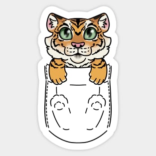 Pocket Tiger Sticker